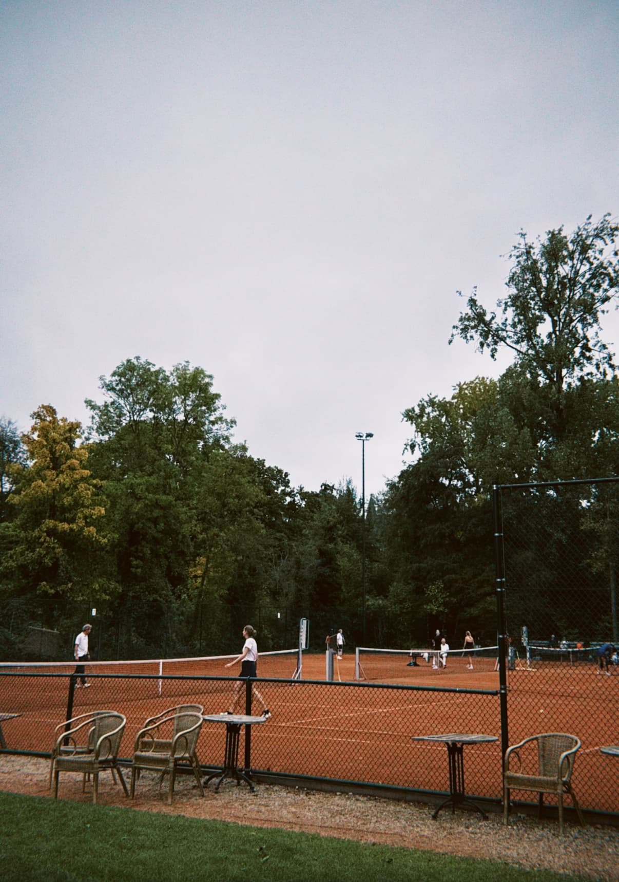 Tennis players at Vondelpark