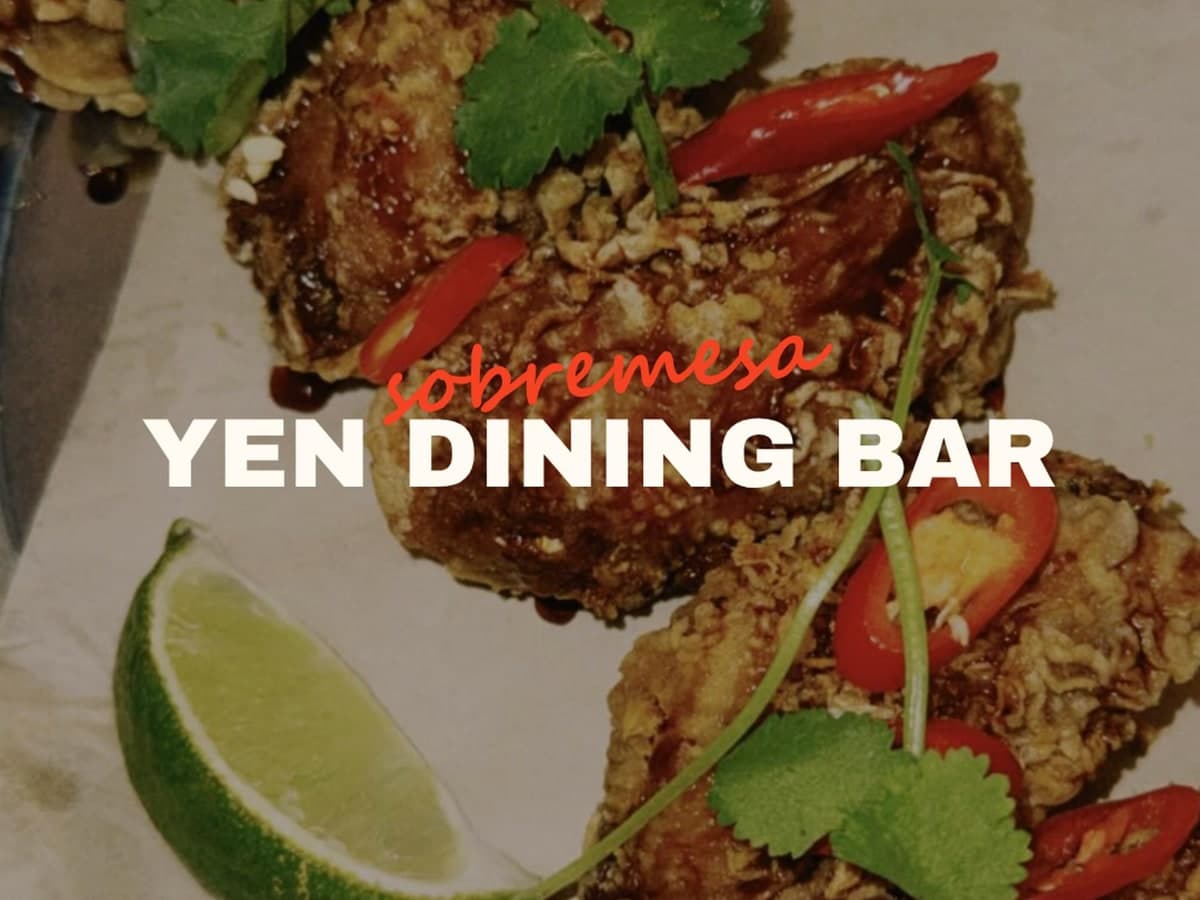 Sobremesa Special at Yên Dining Bar
