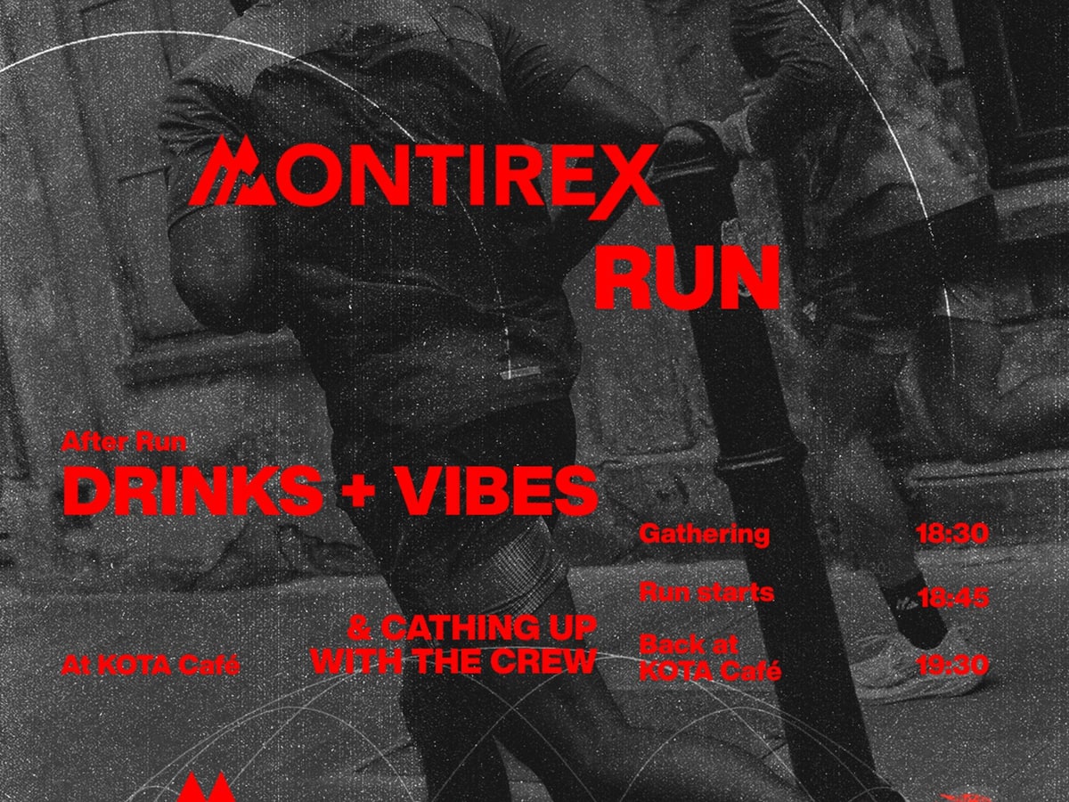 020.RC x MONTIREX x RUNS & SOCIALS - 5K SOCIAL RUN (FIRST 50 RUNNERS GET A T-SHIRT)