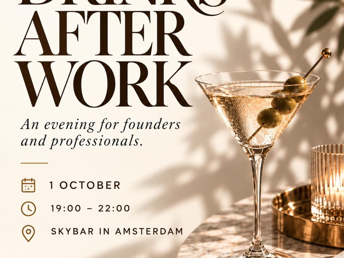 Networking Drinks for Founders & Professionals by Aureum