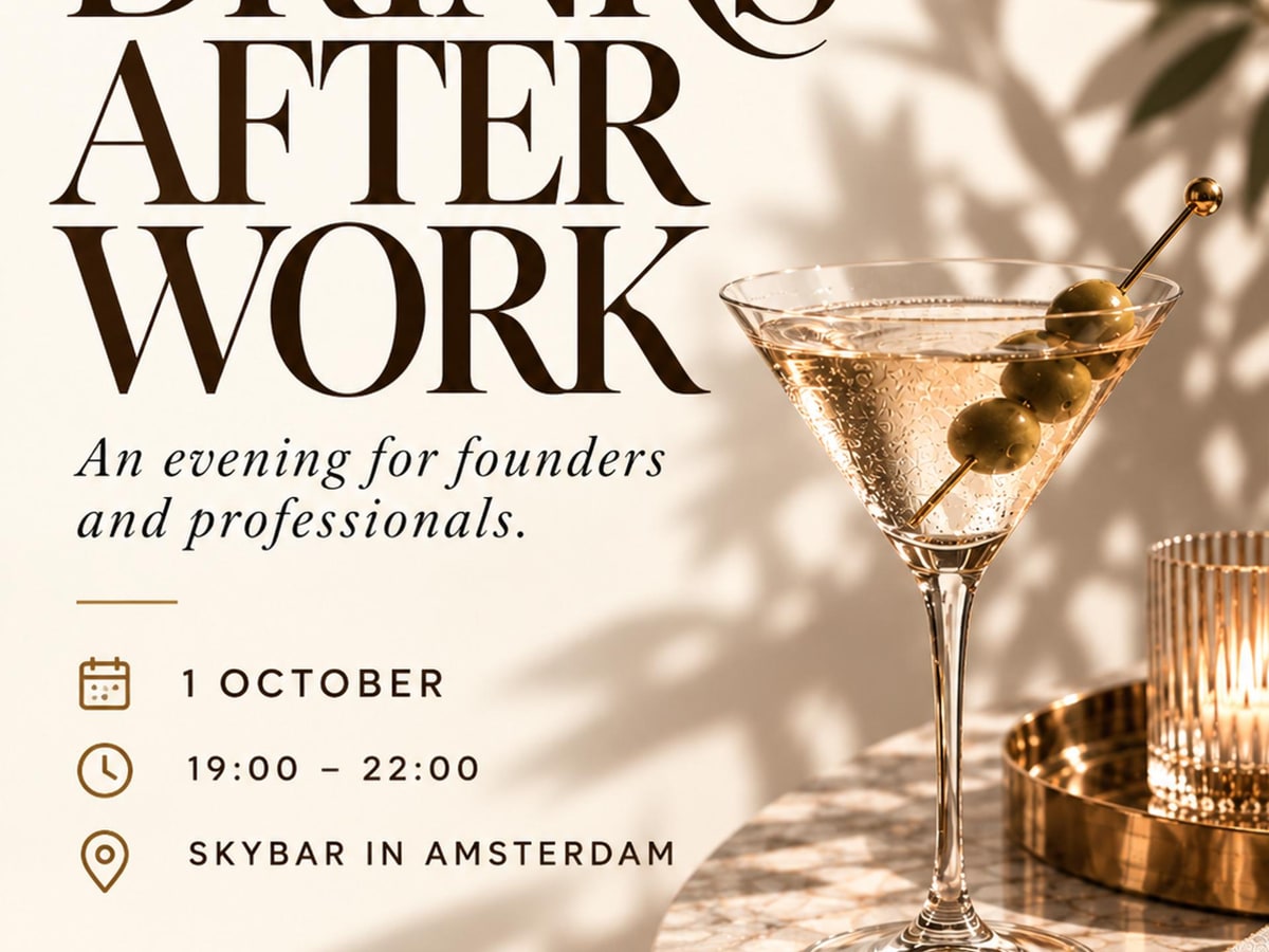 Networking Drinks for Founders & Professionals by Aureum
