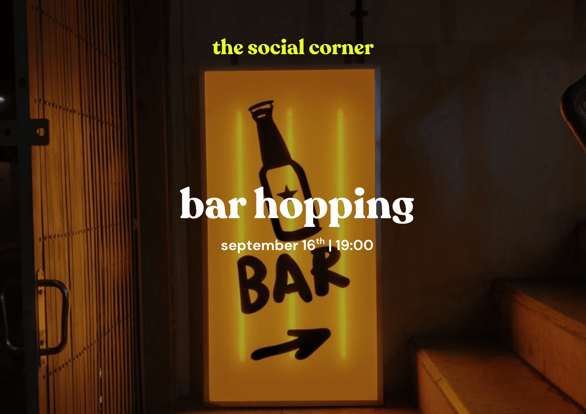 The Social Corner: Bar Hopping