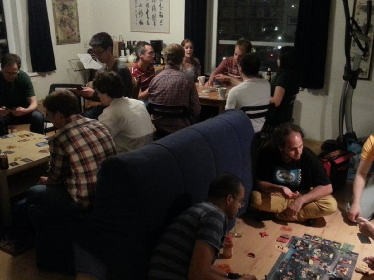 Let's play Party games at the temporary Library!