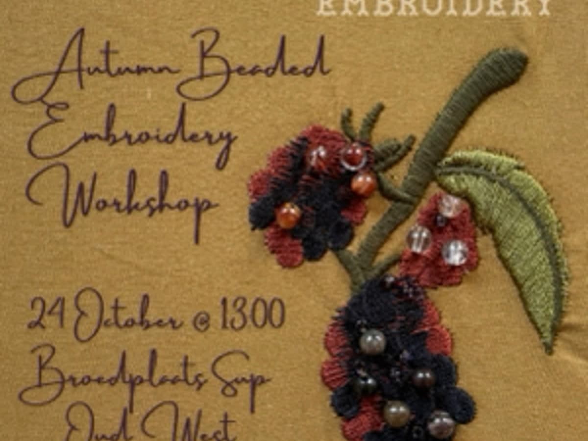 Autumn Beaded Embroidery Workshop