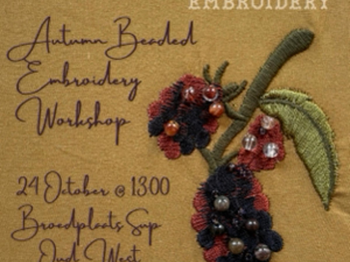 Autumn Beaded Embroidery Workshop