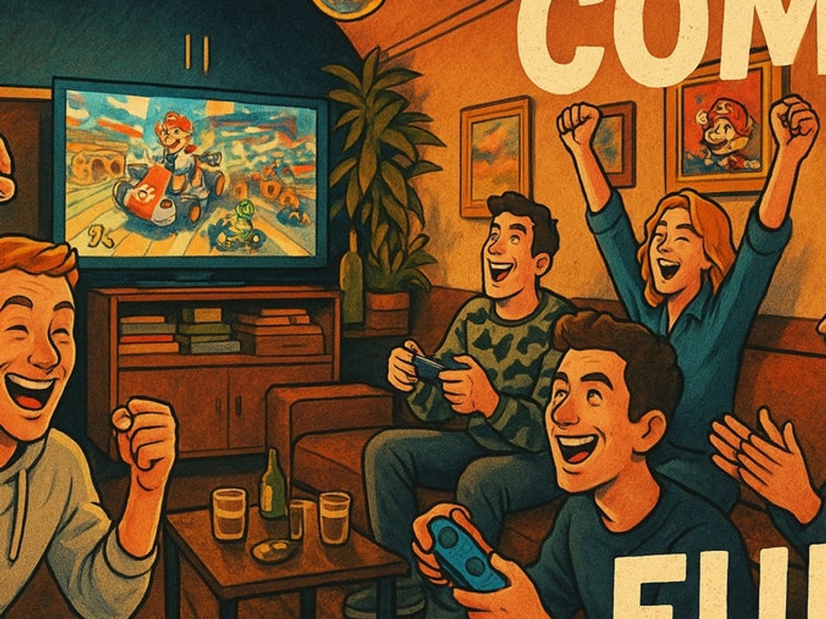 Mario Kart in the bar part 75