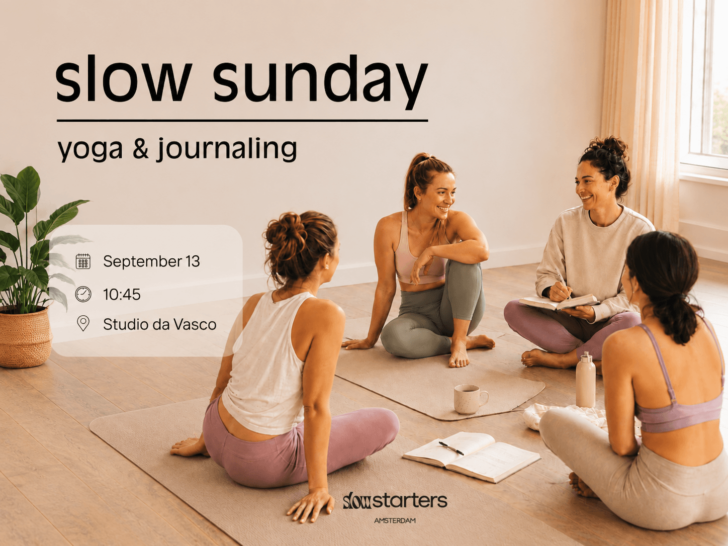 Slow Sunday: Yoga & Journaling