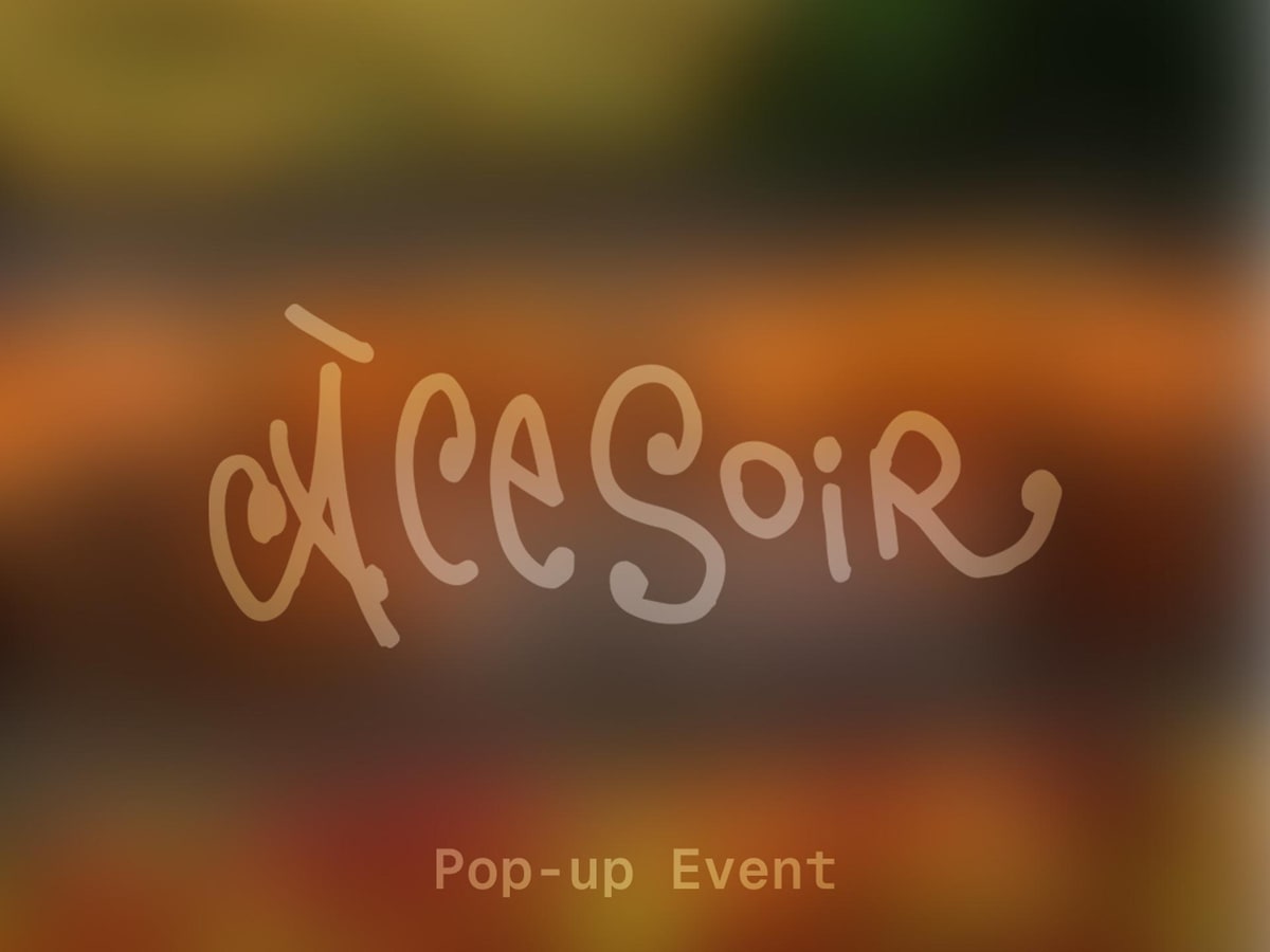 Pop-up Event: À CE SOIR x Today is Greenday