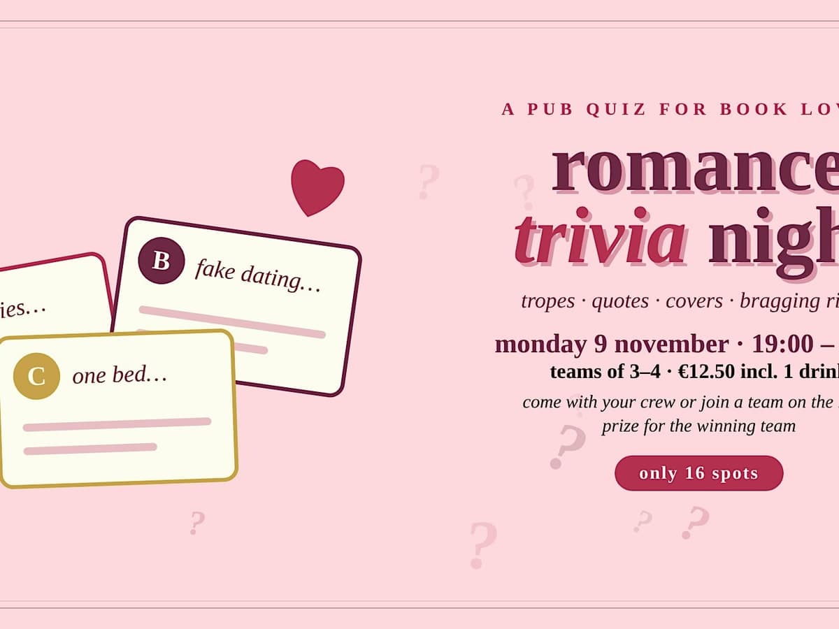 Romance Trivia Night · A Pub Quiz for Book Lovers