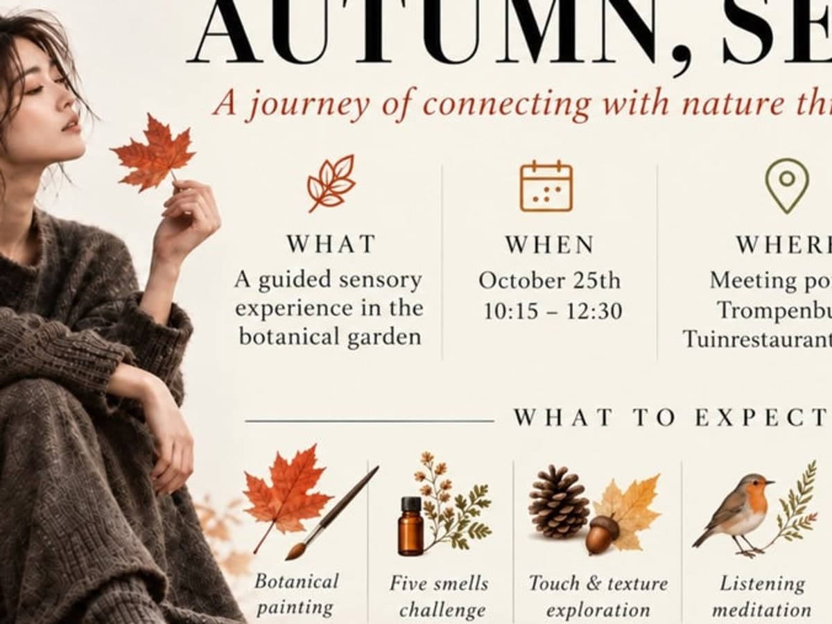 Autumn Art & Nature Experience at a Botanical Garden