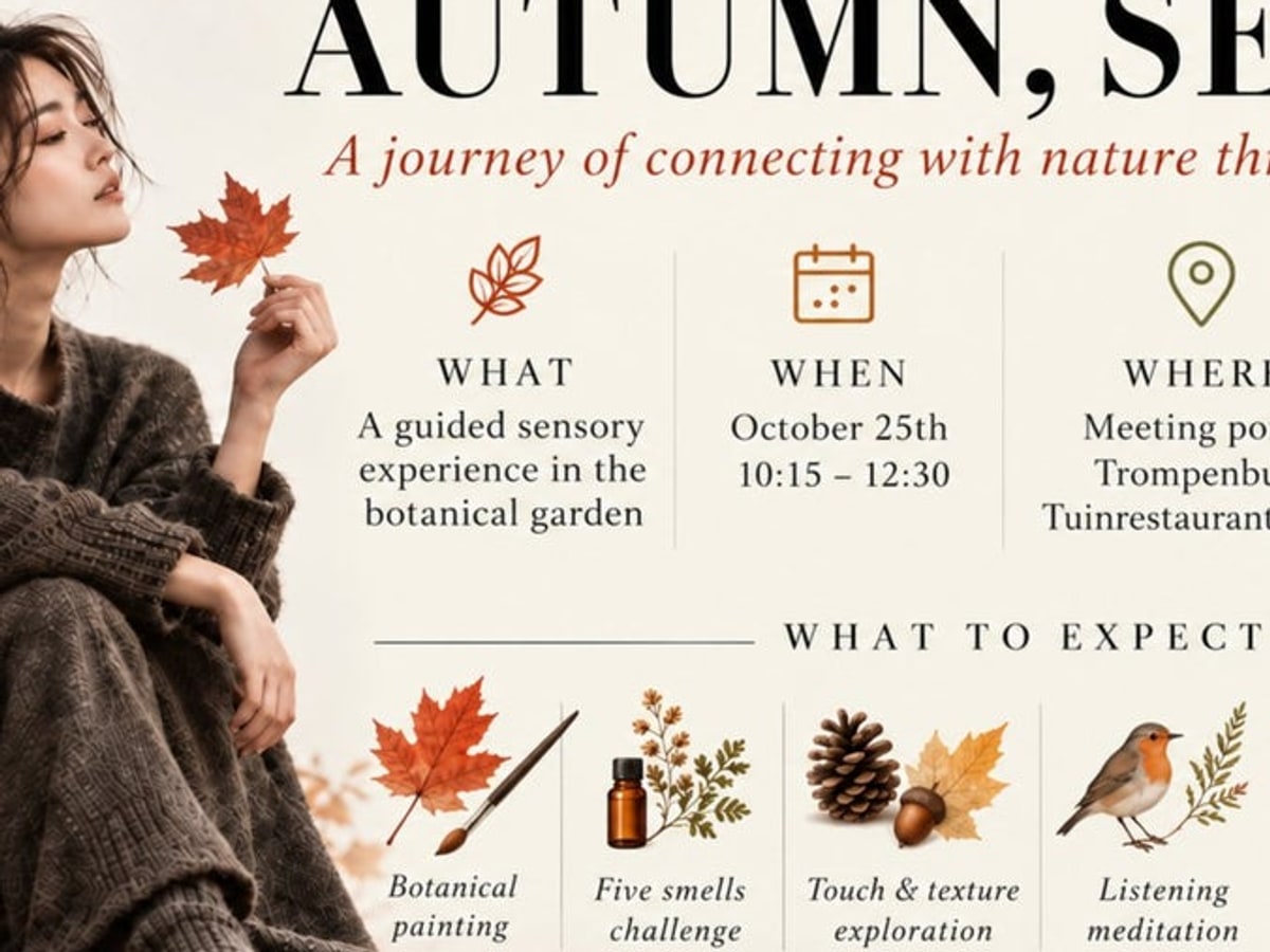 Autumn Art & Nature Experience at a Botanical Garden