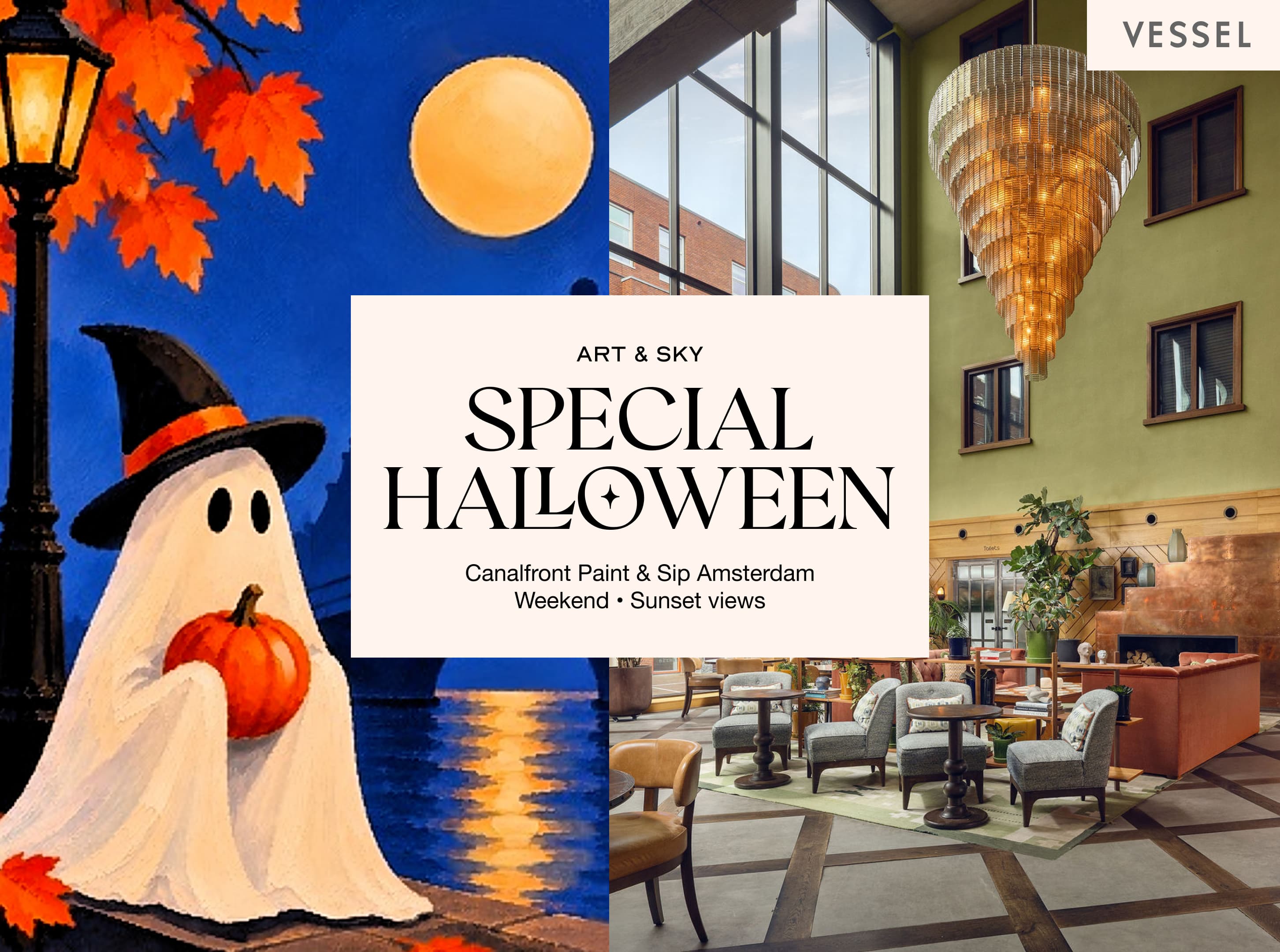Friday Painting Experience: Special Halloween Acrylic Workshop (3h00)