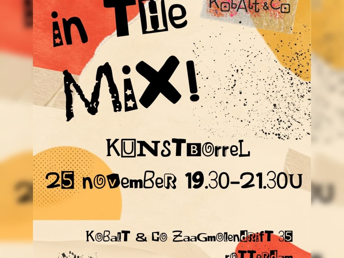 Kunstborrel In The Mix! op 25 november