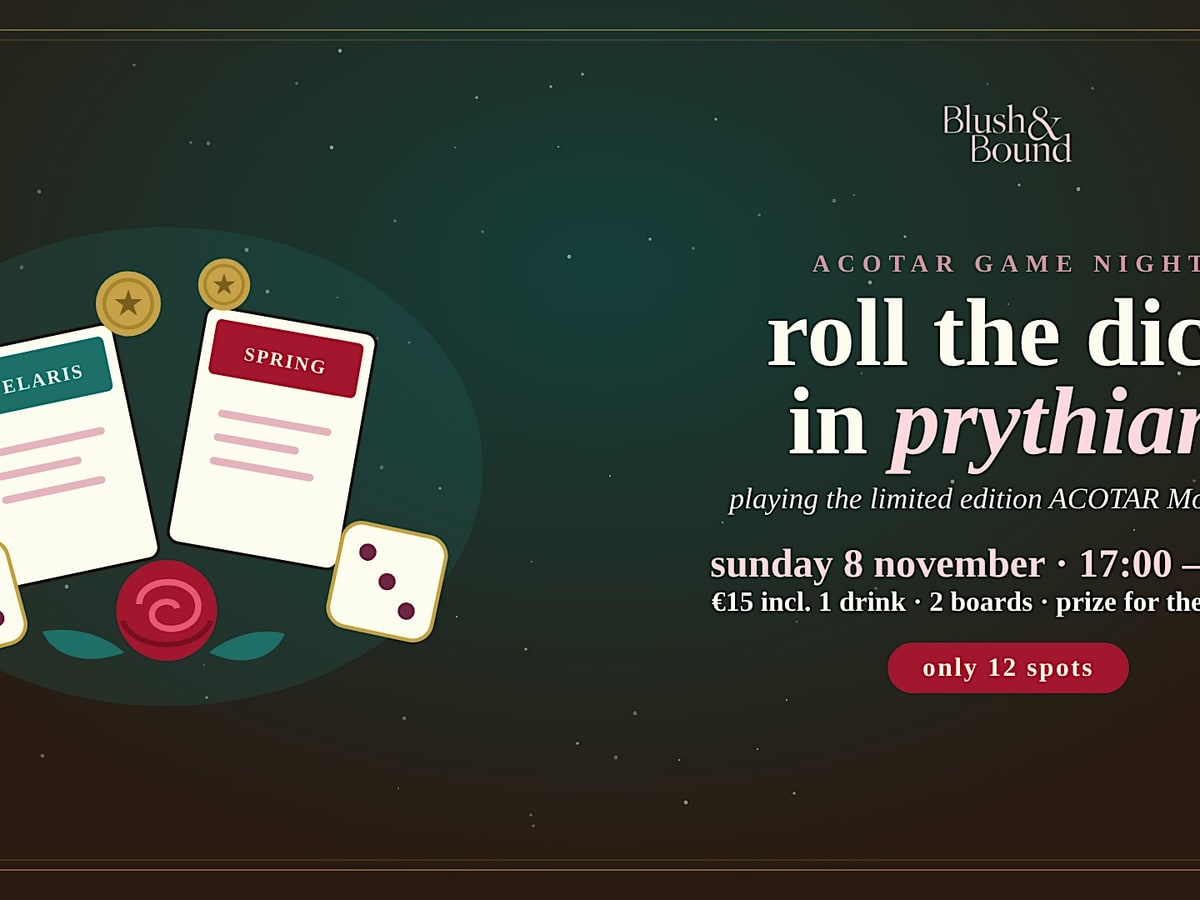 ACOTAR Game Night · Roll the Dice in Prythian