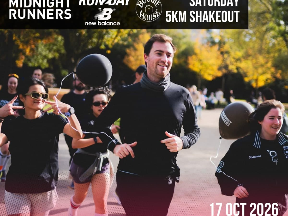 AMS Marathon Shake Out Run with RUN2DAY & NEW BALANCE π¨πββοΈ