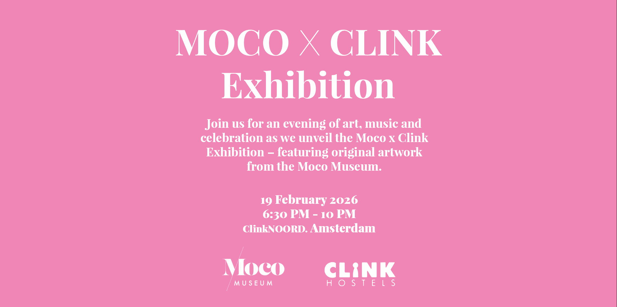 Moco X Clink Pop-up Exhibition