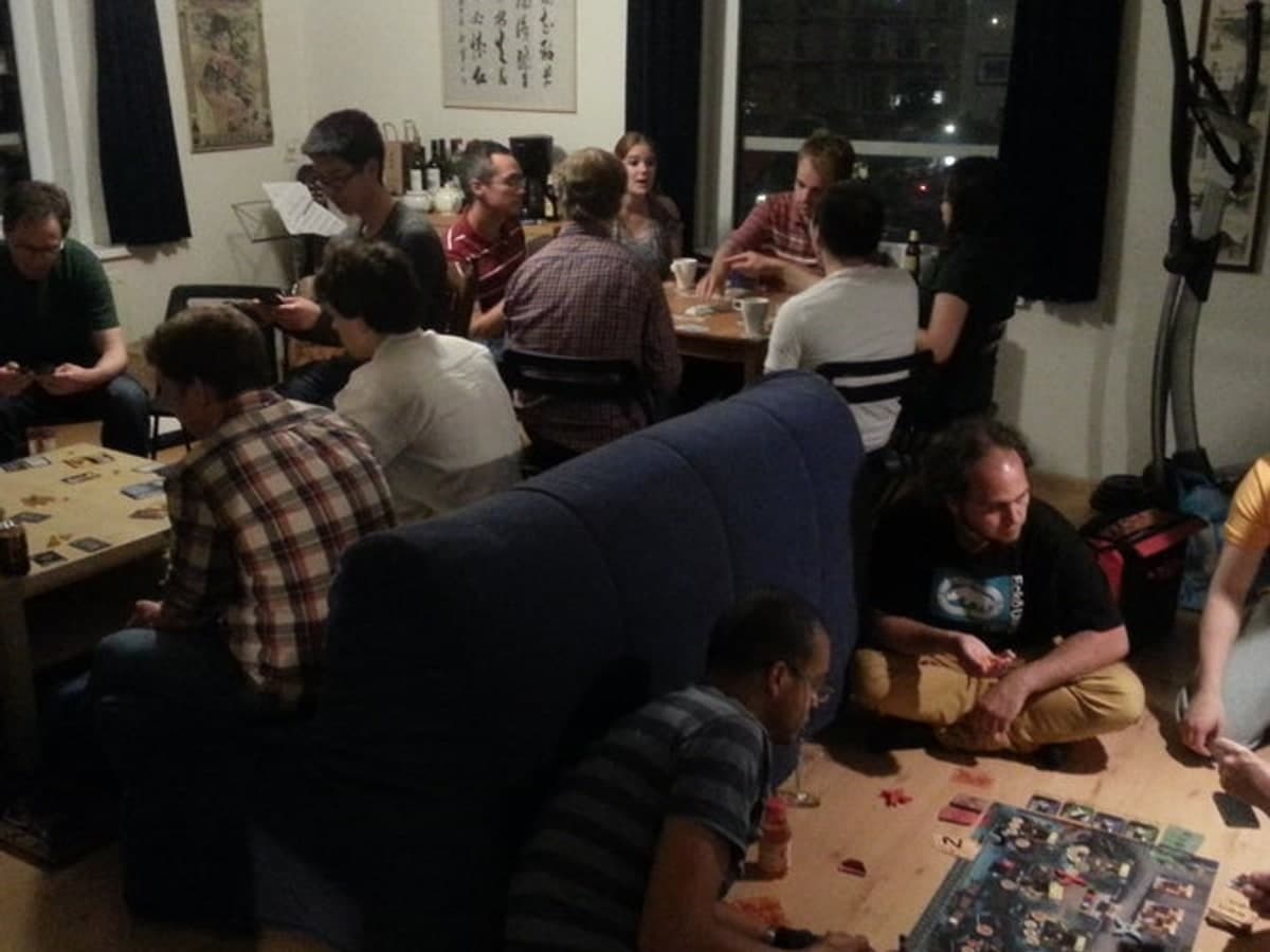 Let's play Party games at the temporary Library!